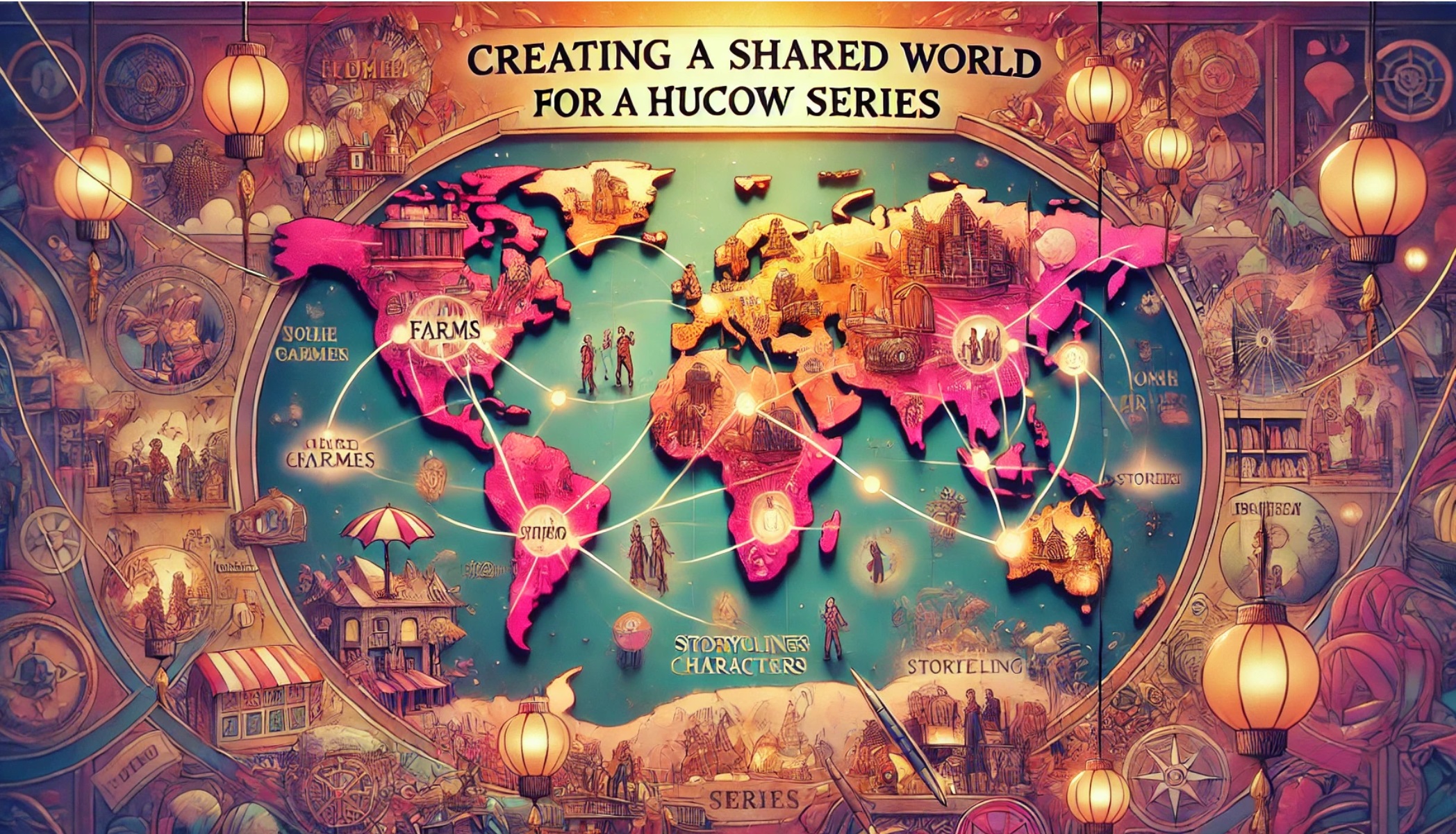 Creating a shared world for Hucow series