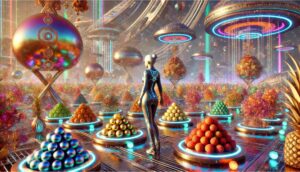 Harvest festival on alien world