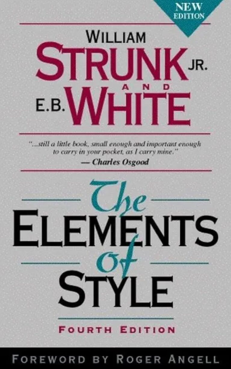 The Elements of Style book cover