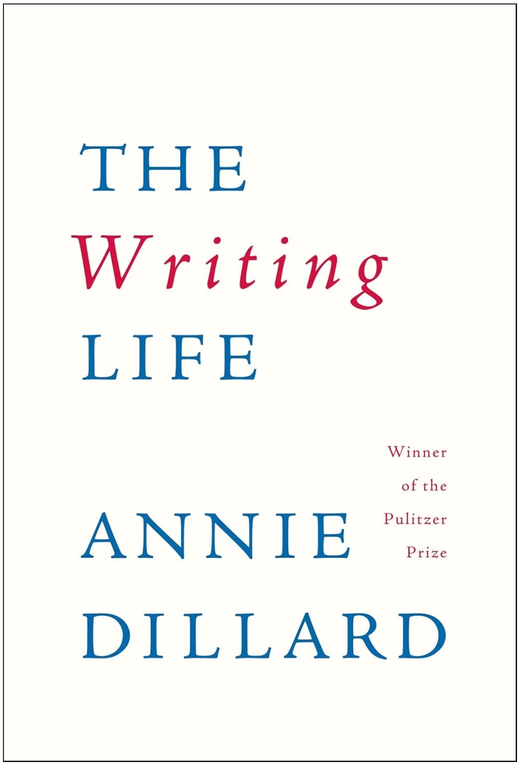 The Writing Life book cover